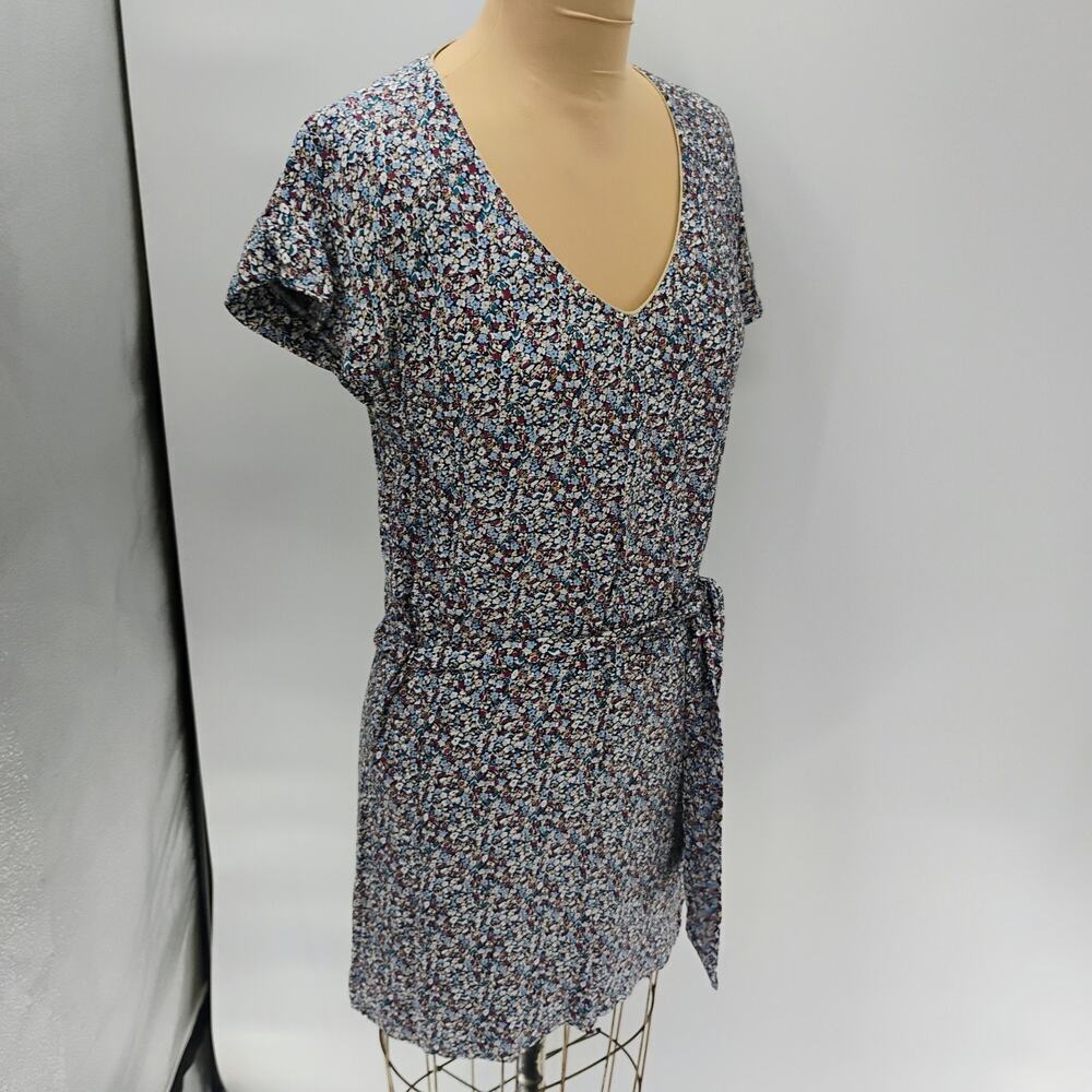 CAROLL WOMENS DOTTED SHORT SLEEVE CASUAL DRESS, Size 38 - Picture 8 of 13